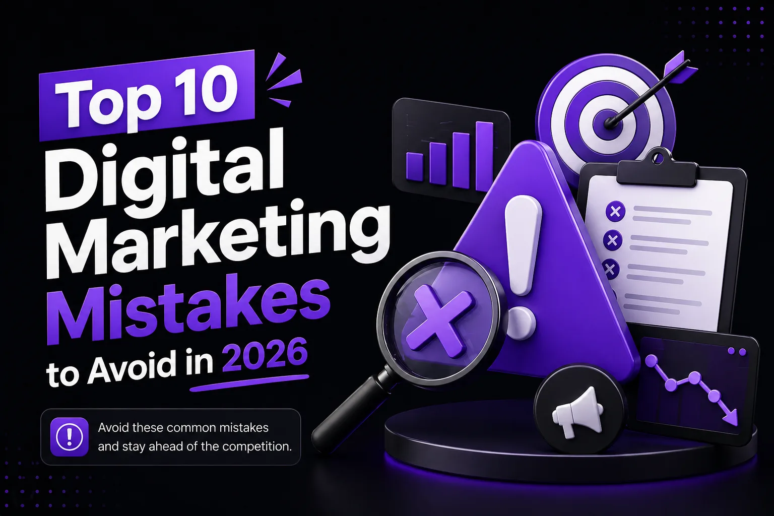 Top 10 Digital Marketing Mistakes to Avoid in 2026